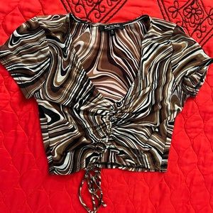 Sheer Juniors top only worn twice